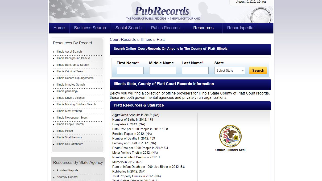 Piatt County, Illinois Court Records